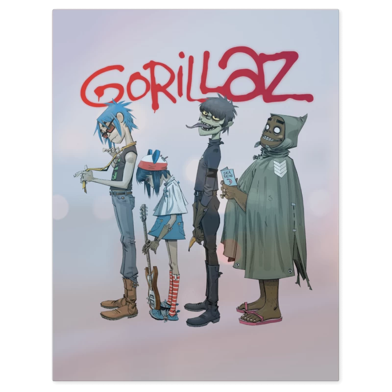 Gorillaz Fila – Print Metálico