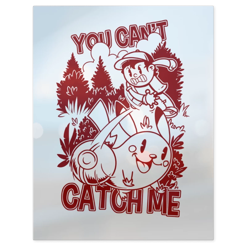 Pokemon No Puedes Atraparme – Print Metálico