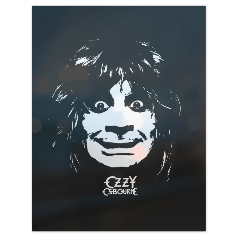 Ozzy Osbourne Madman – Print Metálico