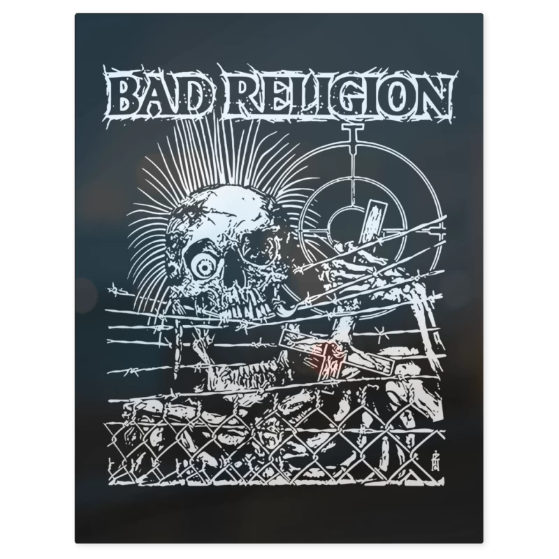 Bad Religion Calavera – Print Metálico