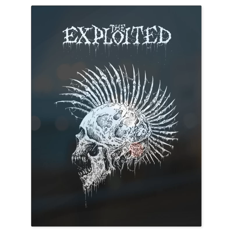 The Exploited Skull – Print Metálico