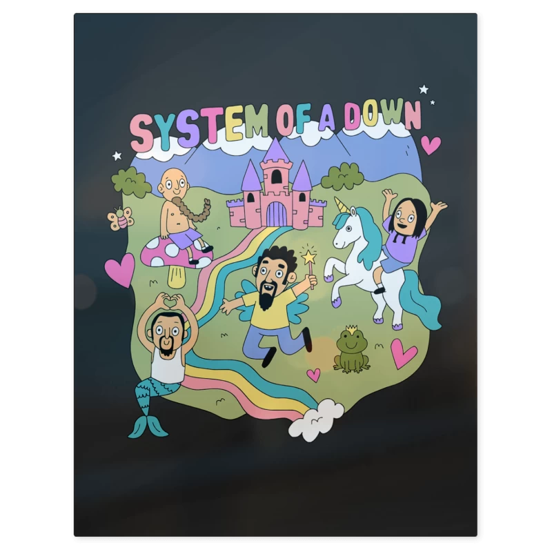 Happy System of a Down – Print Metálico