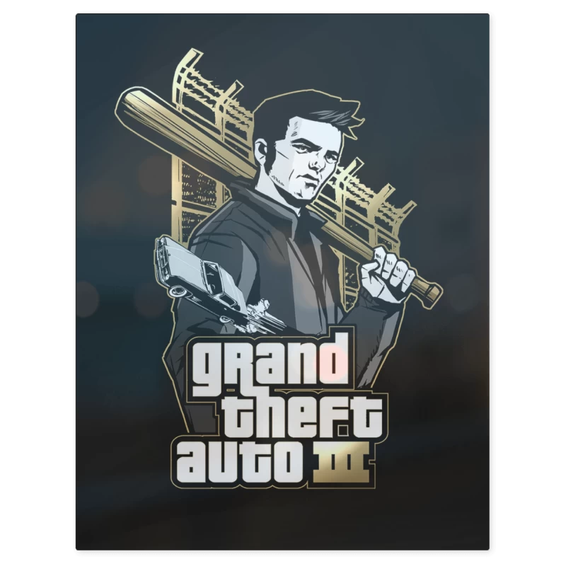 GTA III Claude Speed – Print Metálico