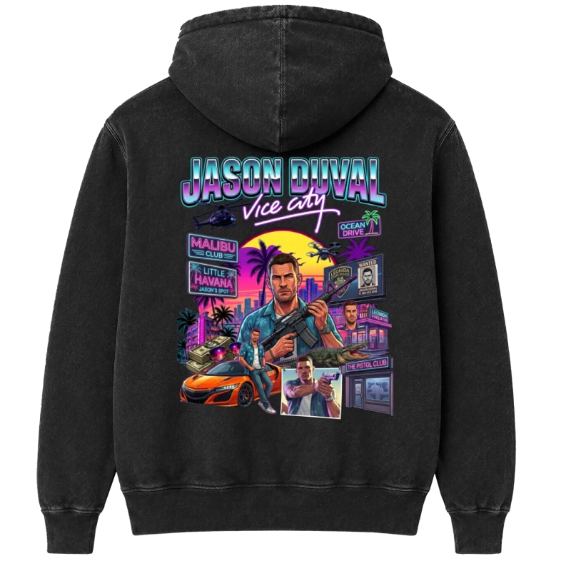 GTA VI "Jason Duval Vice City" Polerón (Back)