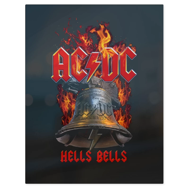 AC DC Hells Bells – Print Metálico