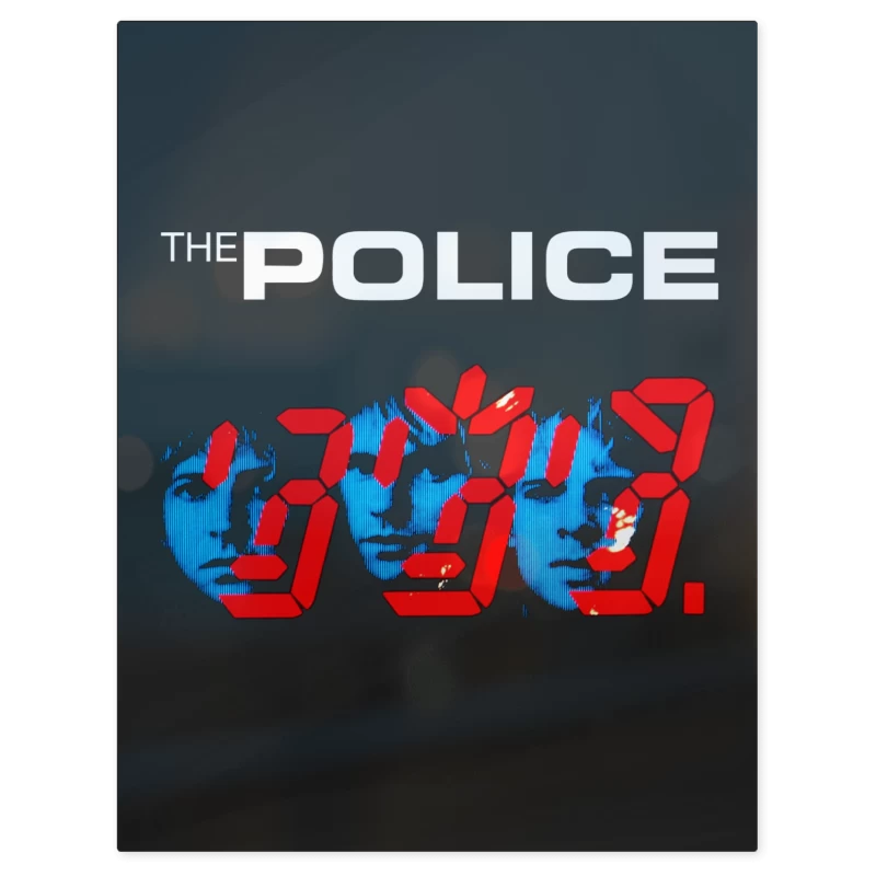 The Police the Ghost – Print Metálico
