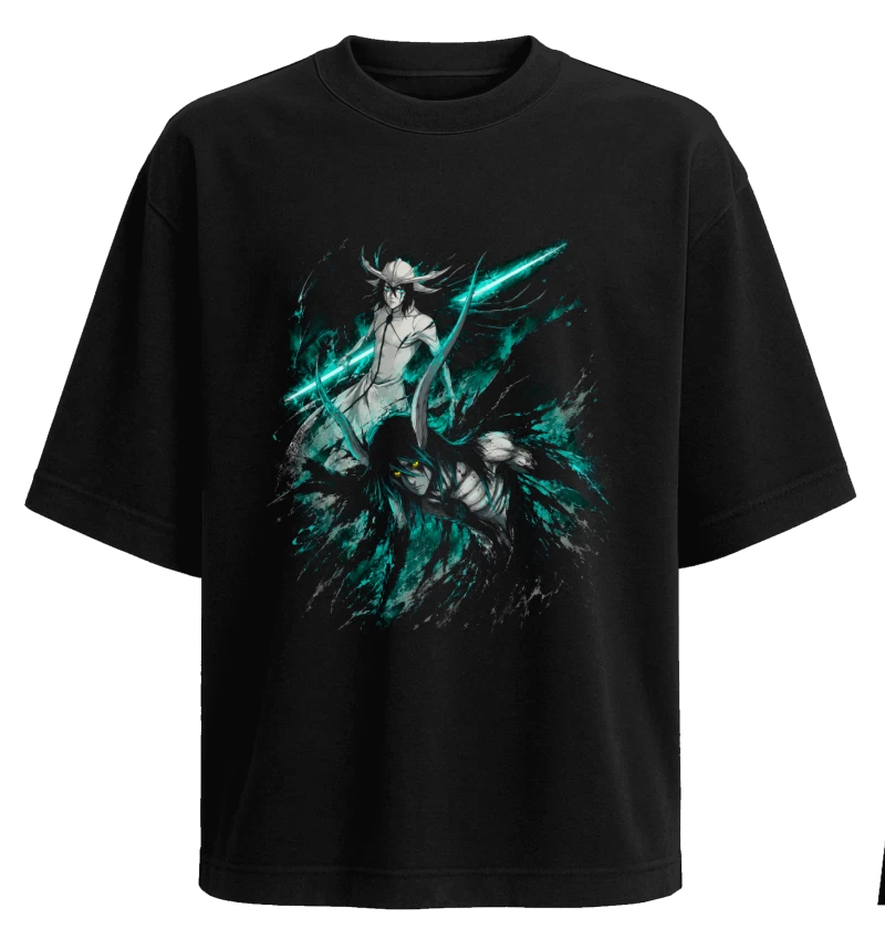 Polera Anime Bleach Ulquiorra Cifer | Frente + Manga