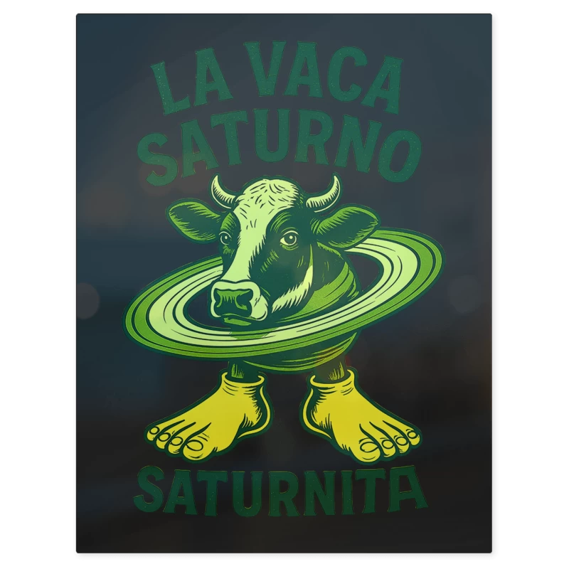 La Vaca Saturno Saturnita – Print Metálico