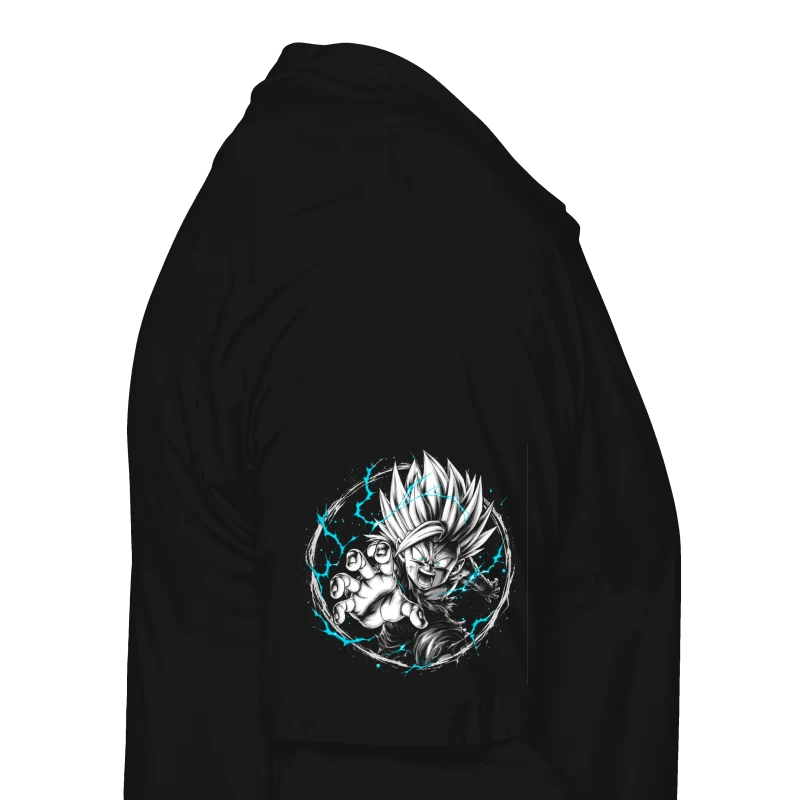 Polera Anime Dragon Ball Gohan SSJ2 | Frente + Manga