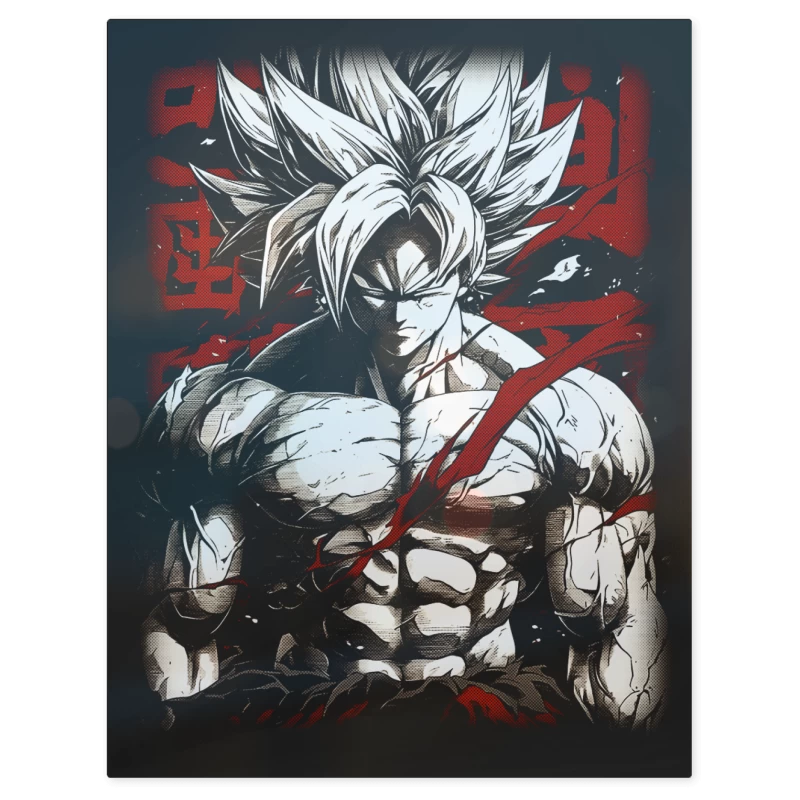 Goku Fury – Print Metálico