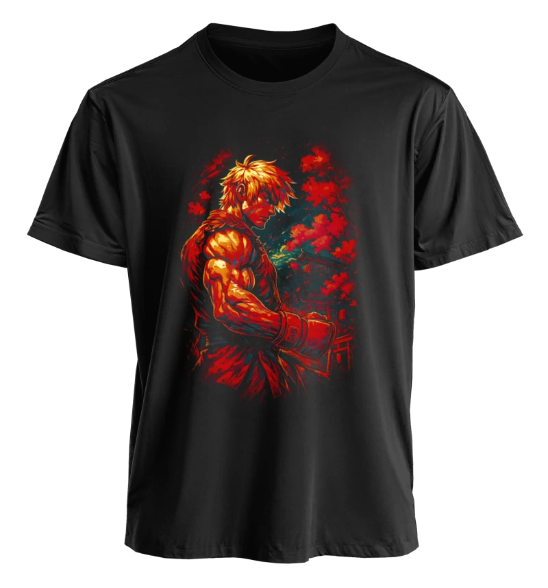 Polera Street Fighter Ken Masters