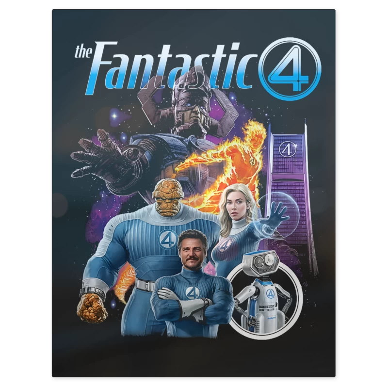 Cuatro Fantasticos & Galactus – Print Metálico