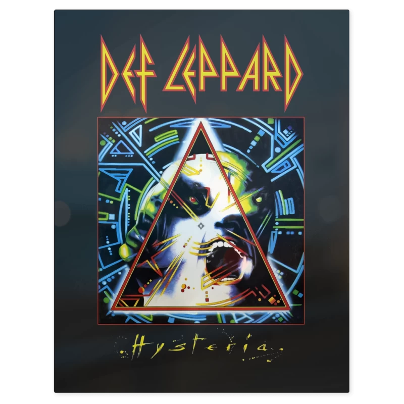 Def Leppard Hysteria – Print Metálico