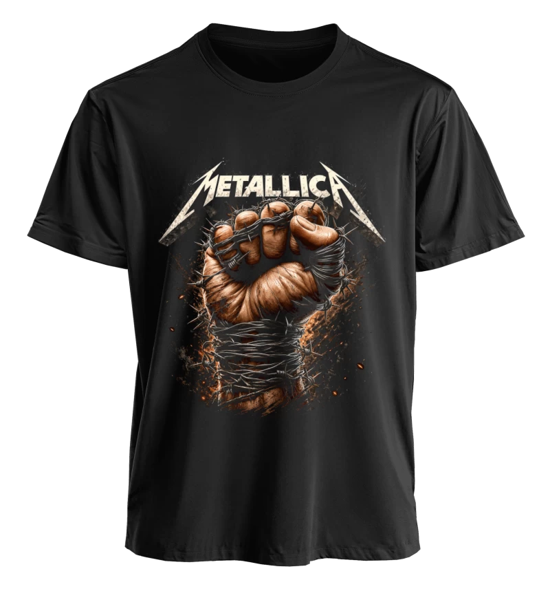 Polera Música Metallica | Frente + Manga