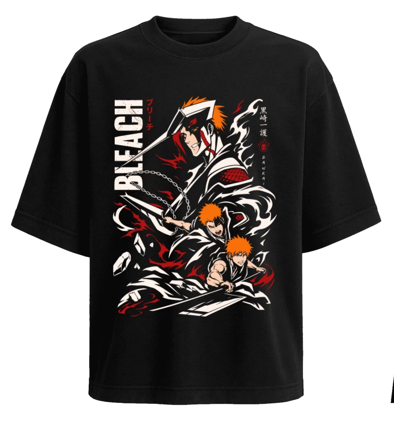 Polera Bleach Ichigo Kurosaki Bankai Evolution