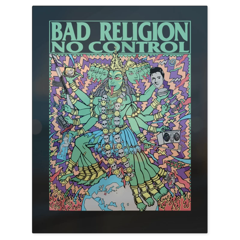 Bad Religion No Control Tour – Print Metálico