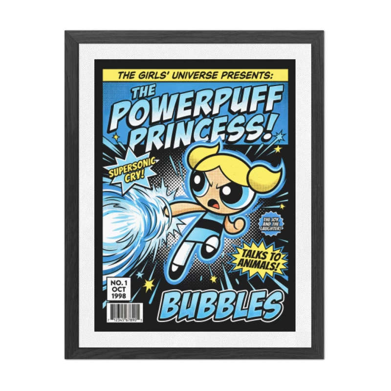 Cuadro Bubbles – The Powerpuff Girls Retro Comics