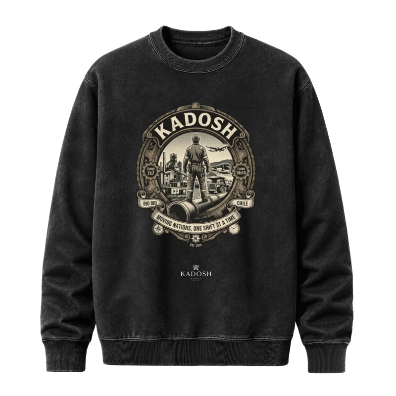 Polerón polo Acid Wash
