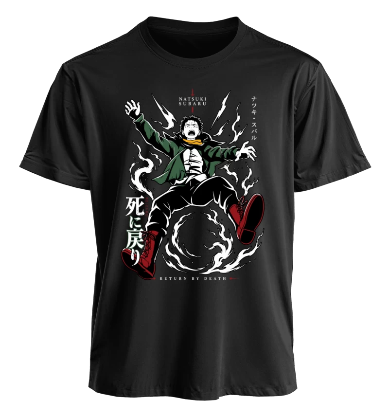 Polera Re-Zero Natsuki Subaru Return by Death