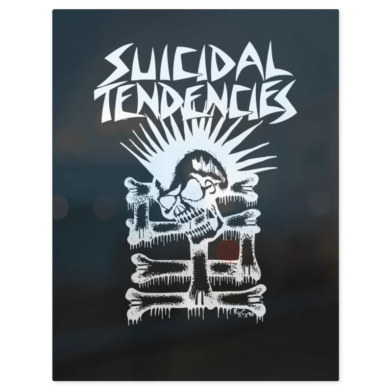 Suicidal Tendencies Calavera B – Print Metálico