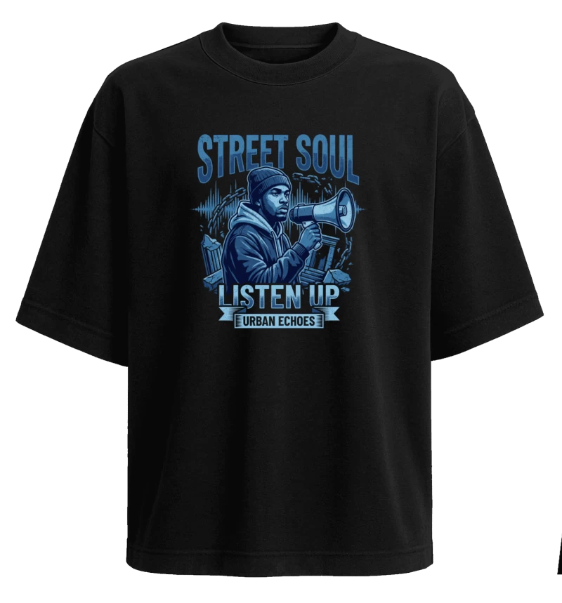 Polera Oversize Street Soul Listen Up