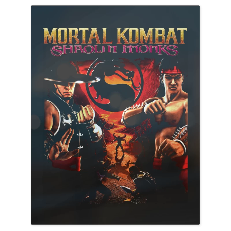 Mortal Kombat Shaolin Monks – Print Metálico