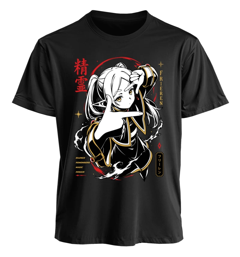 Polera Frieren Silence Remembers Magic Remains