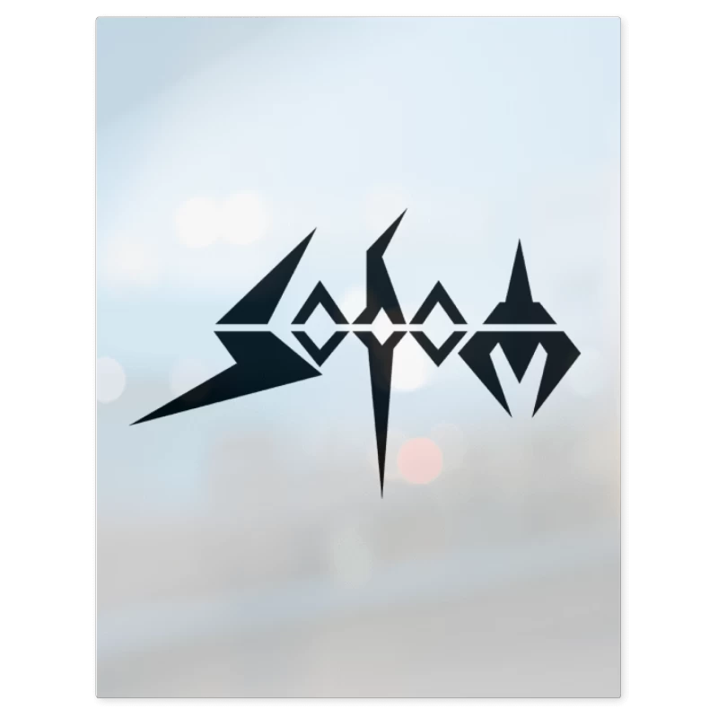 Sodom Logo B – Print Metálico