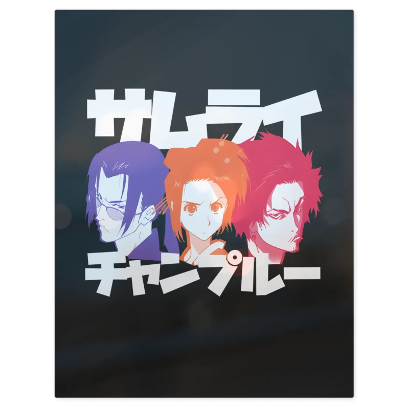 Samurai Champloo Bandidos – Print Metálico