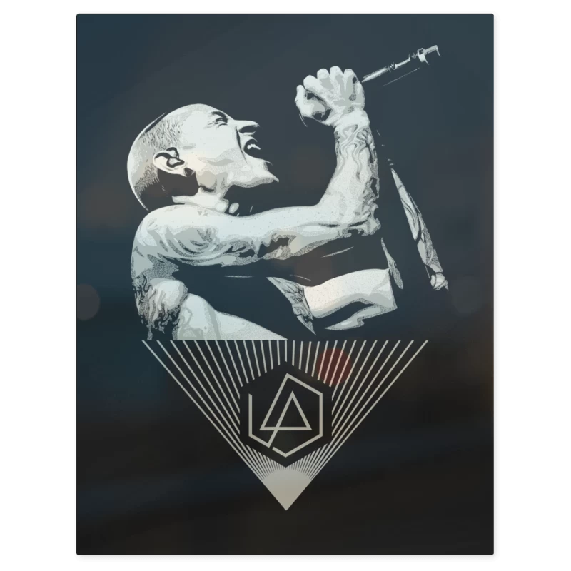 Linkin Park Chester – Print Metálico