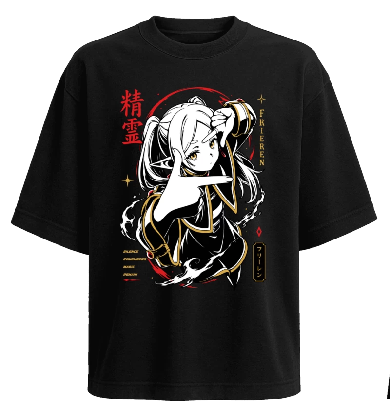 Polera Frieren Silence Remembers Magic Remains