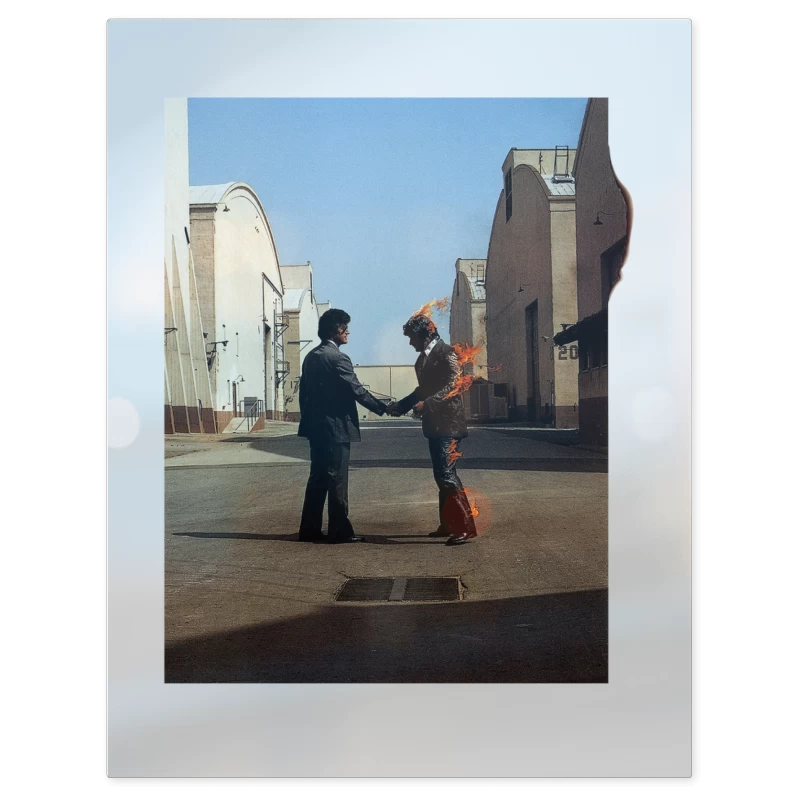 Pink Floyd Wish You Were Here – Print Metálico