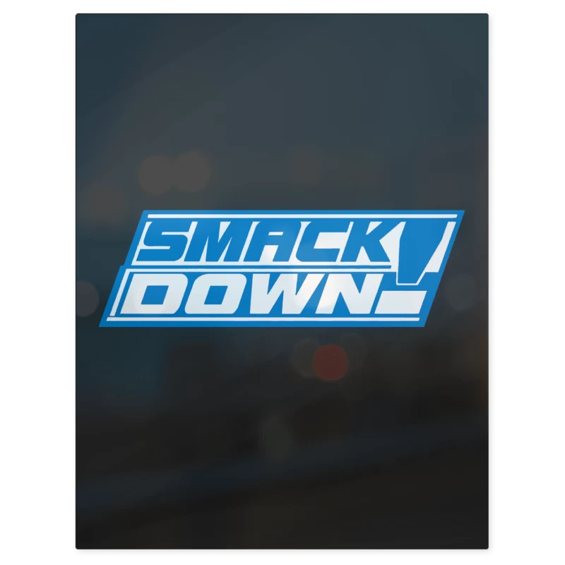 WWE Smackdown – Print Metálico