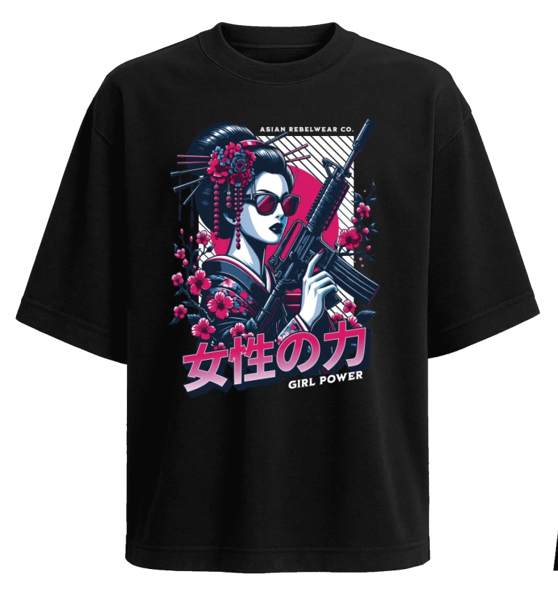 Polera Girl Power Asian Rebelwear
