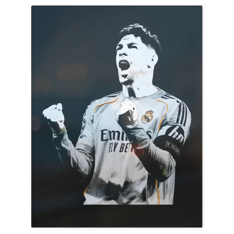 Federico Valverde Real Madrid – Print Metálico