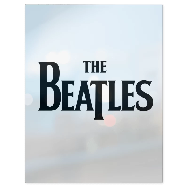 The Beatles Logo N – Print Metálico