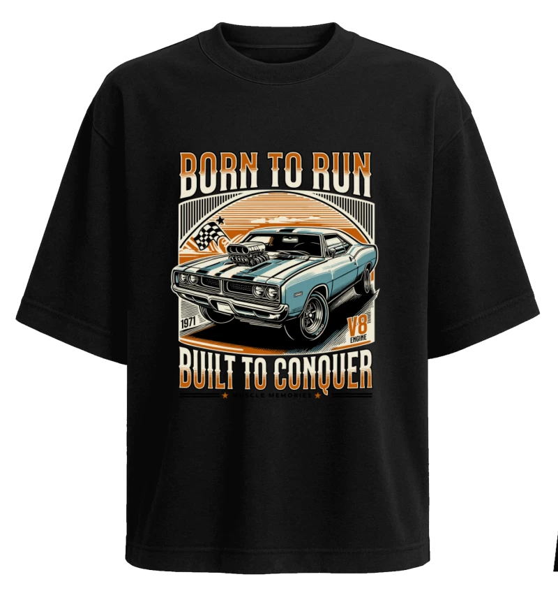Polera Oversize Born to Run
