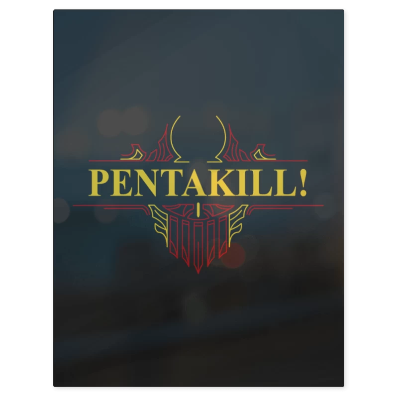 Pentakill - Old – Print Metálico