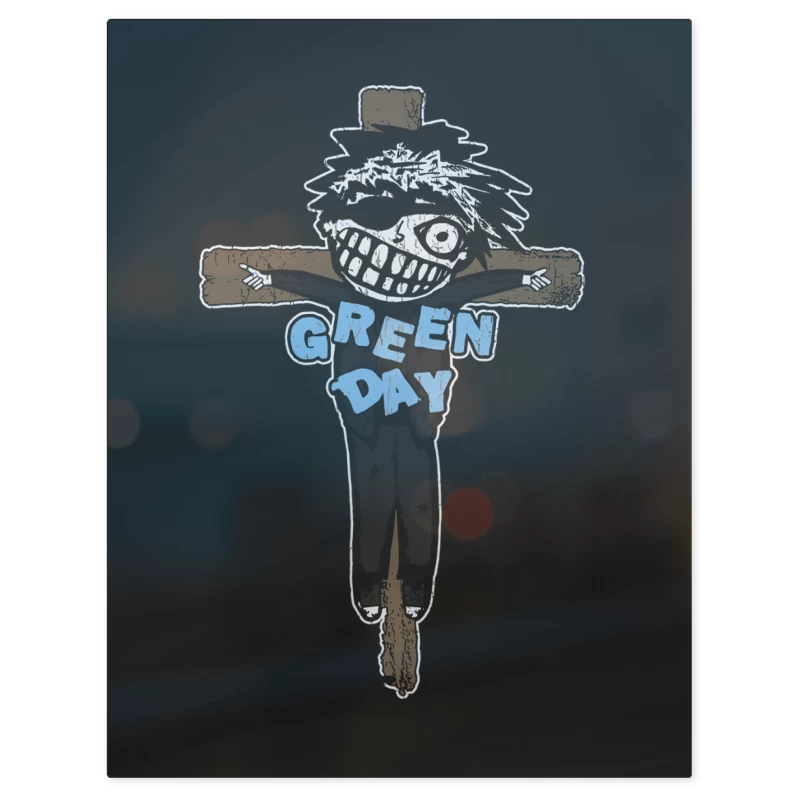 Green Day Crucified – Print Metálico