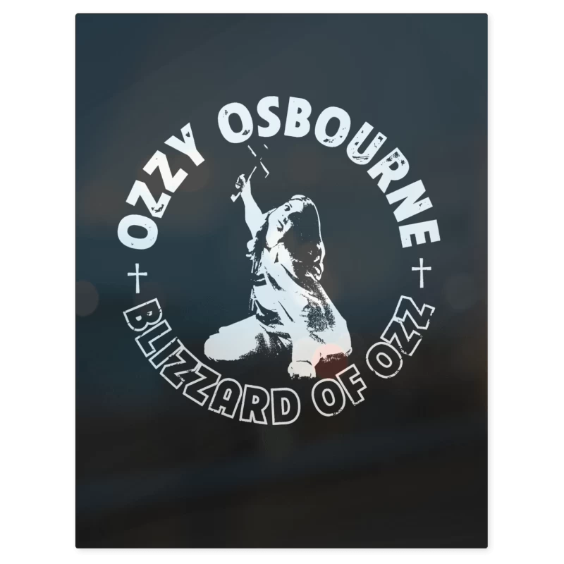 Ozzy Osbourne Ozz – Print Metálico