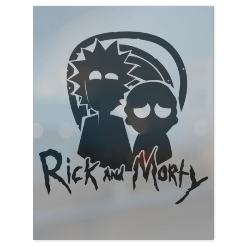 Rick and Morty – Print Metálico