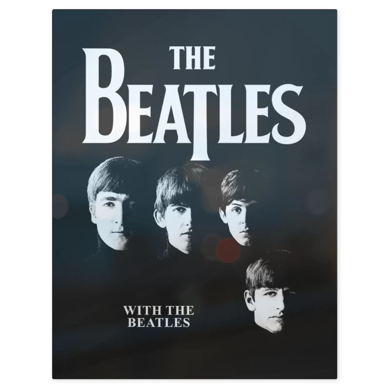 The Beatles With the Beatles – Print Metálico
