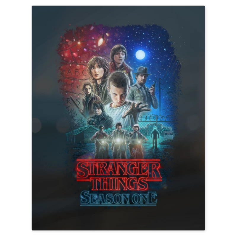 Stranger Things Season One – Print Metálico
