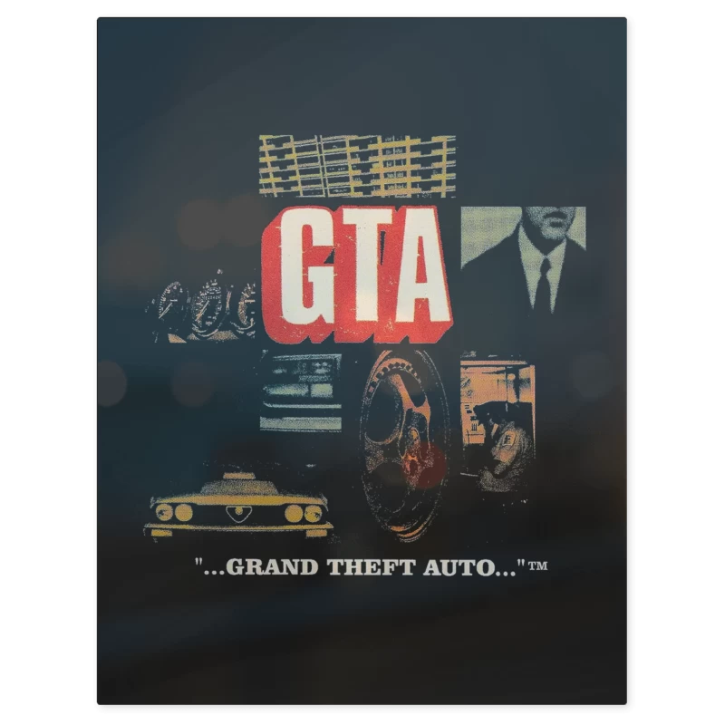 GTA I – Print Metálico