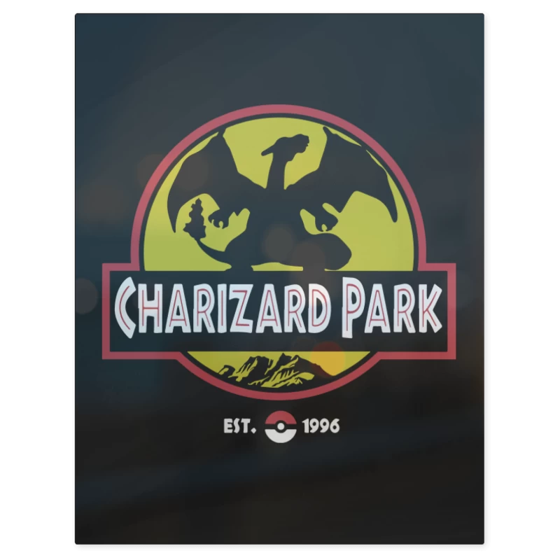 Charizard Park – Print Metálico