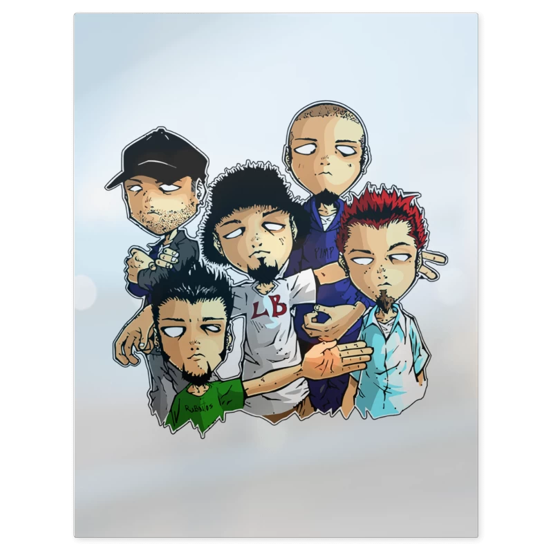 Limp Bizkit Cartoon – Print Metálico