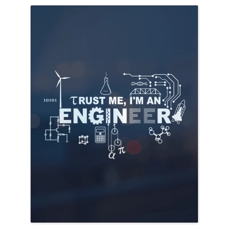 Im An Engineer – Print Metálico