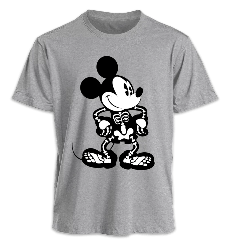 Polera Minnie & Mickey Esqueleto Familia