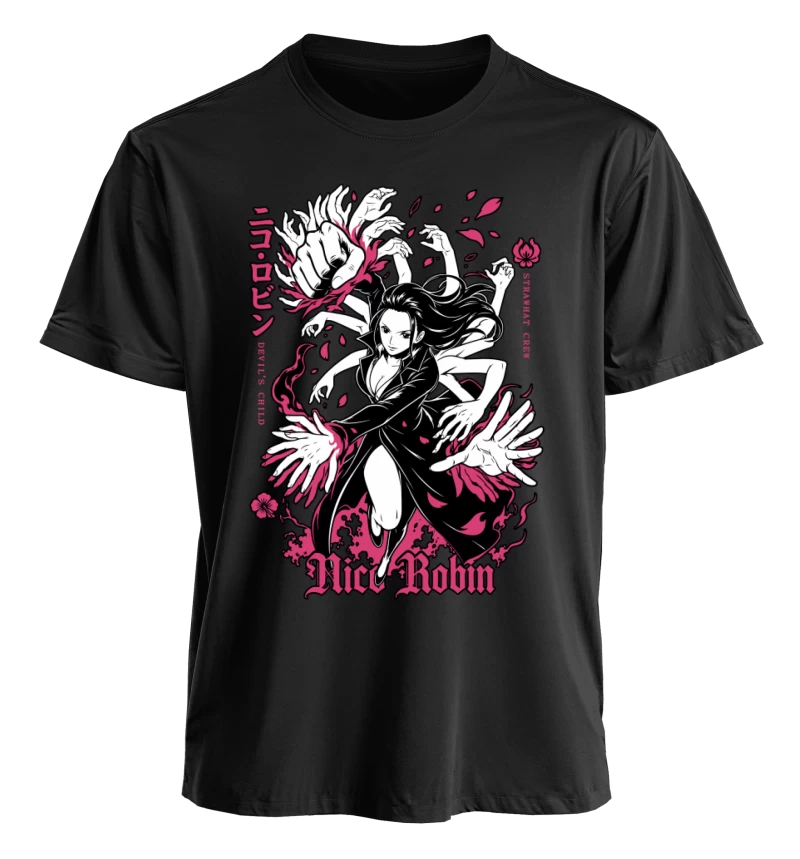 Polera One Piece Nico Robin Hana Hana no Mi