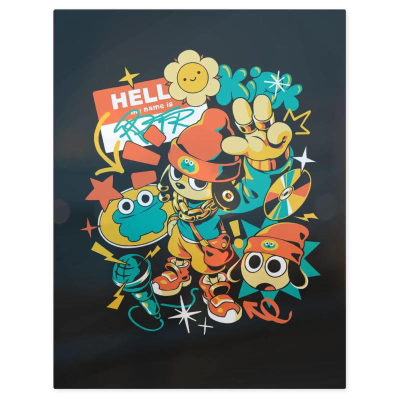 Parappa the Rapper – Print Metálico